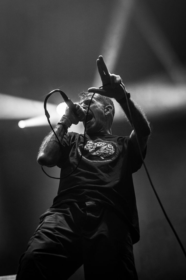 Lamb of God performing live at AEC Theatre in Adelaide